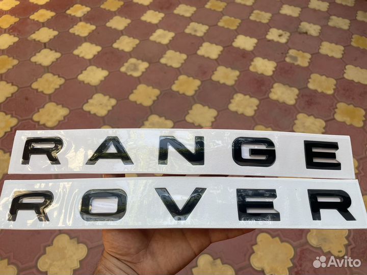 Шильдик range rover