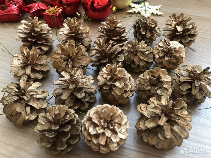 Шишки IKEA елочные сувенир декор