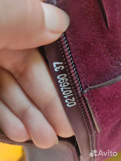 Ботильоны полусапожки натуральная кожа и замша