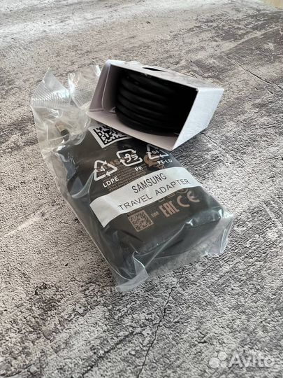 Быстрая зарядка Samsung 25w с кабелем Type-C
