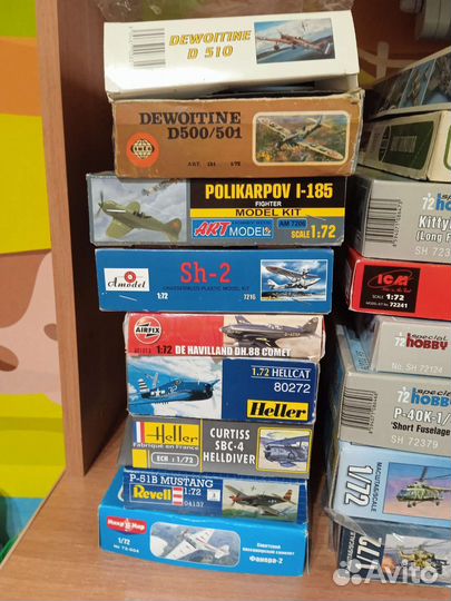 Сборные модели самолётов 1:72