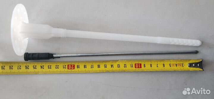 Дюбель holdex для теплоизоляции 10x260 мм металлич