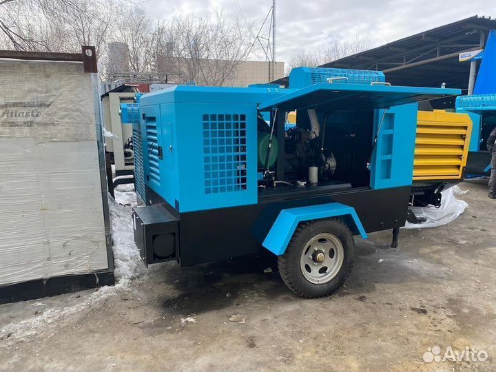 Дизельный винтовой компрессор на шасси