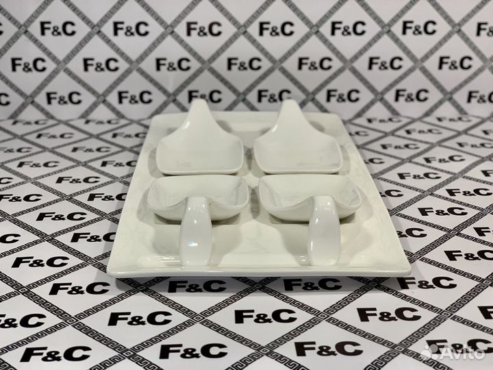 Набор для соусов, фарфор ручной работы