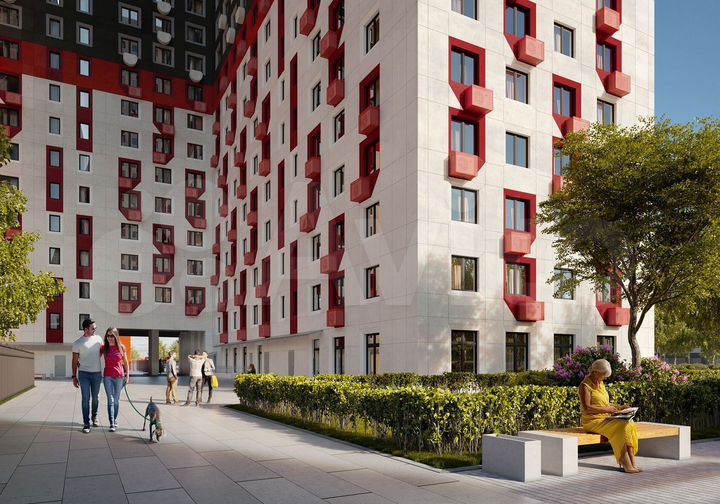 1-к. квартира, 46,5 м², 18/25 эт.