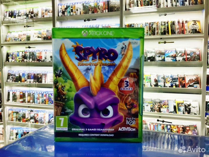 Диск Xbox ONE Spyro Trilogy Reignited
