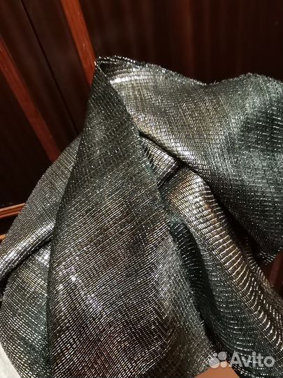 Отрез ткани с люрексом из СССР