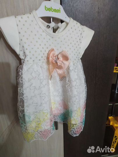 Платье для девочки 86 и 80