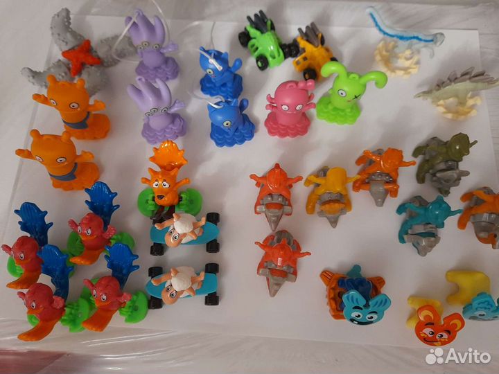 Игрушки из киндера, скрепыши