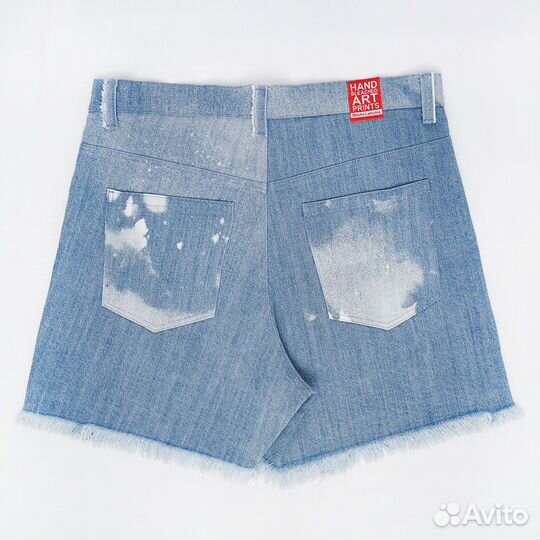 Отбеленные Джинсовые Шорты Masha Lamzina