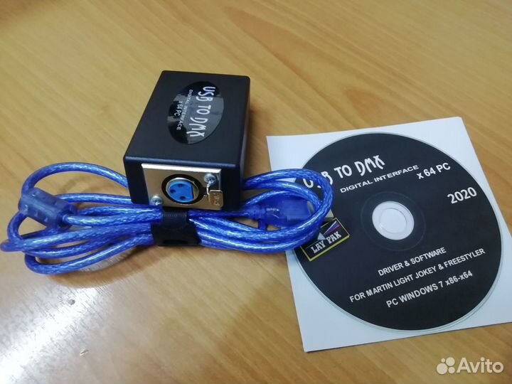 USB-DMX контроллер для Martin LJ и FreeStyler