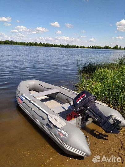 Моторная лодка пвх Кайман 360, мотор Nissan Marine