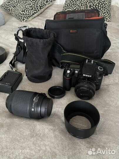 Фотоаппарат Nikon d90 + объективы Nikkor AF 50 mm