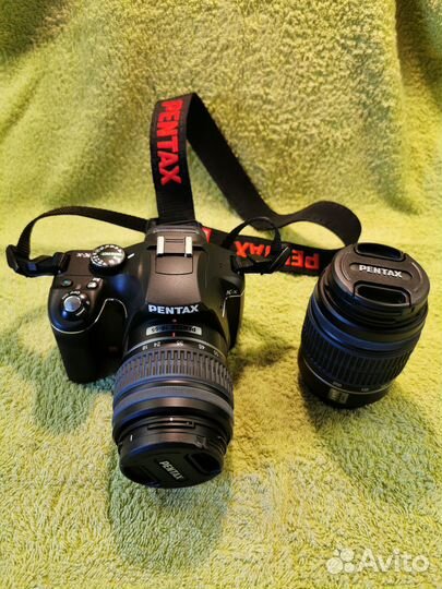 Зеркальная фотокамера Pentax K-x KitDA18-55;50-200