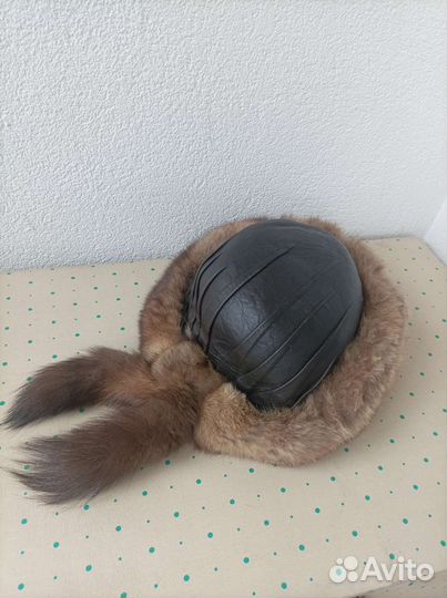 Шапки натуральные кожаные