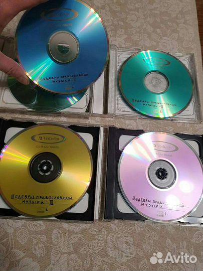 Русские христианские песнопения 5шт CD