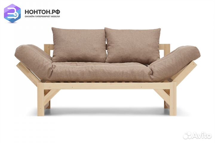 Диван кушетка Амбер-2 светло-коричневый