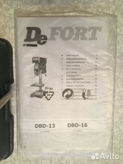 Станок сверлильный defort DBD-13 (Германия)