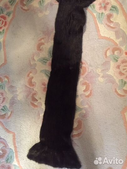 Шарфик женский норка вязанная