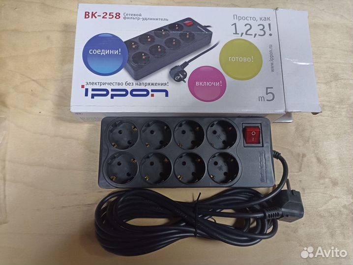 Блок розеток,фильтр питания,удлинители