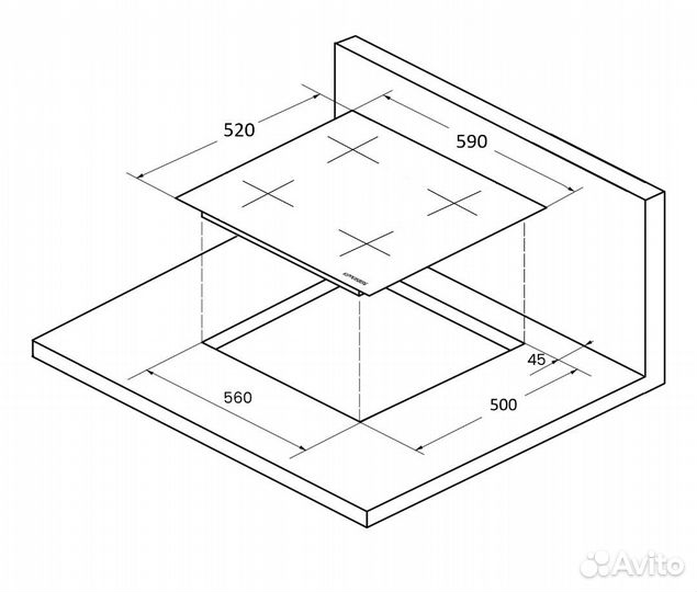 Индукционная варочная панель Kuppersberg ICS 604