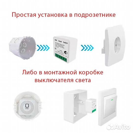 Умный дом Реле для света Алиса smart life tuya