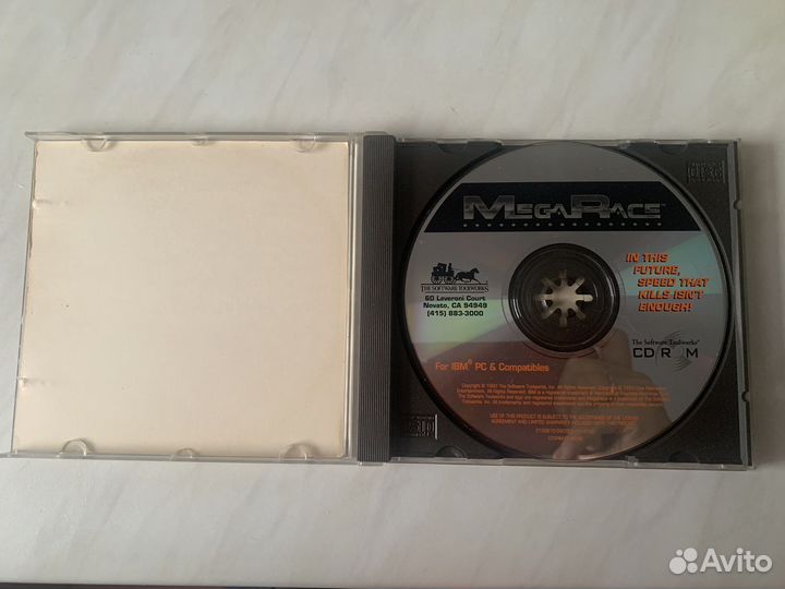 Компьютерная игра MegaRace 1993 года раритет