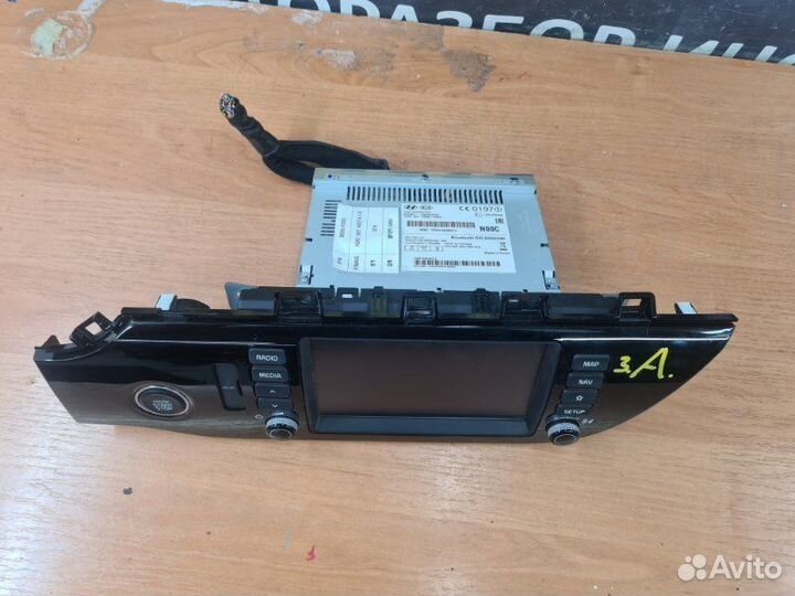 Магнитола передняя Kia Rio X-Line 1 G4FG 2017-2020