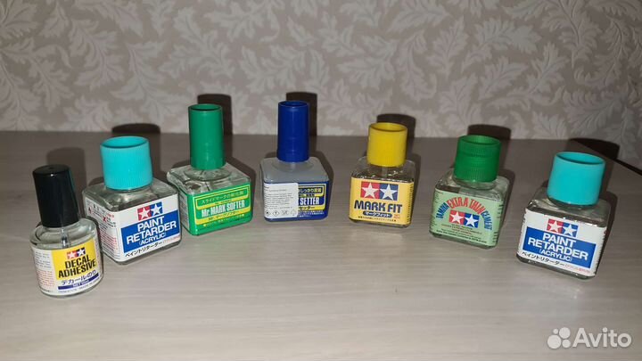 Химия для моделизма (Tamiya, mr. Hobby)