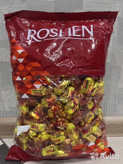 Конфеты Roshen шипучка,кислинки,эклер,пчелка