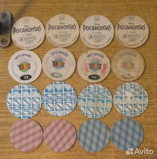 Сотки (кэпсы, фишки) Dunkin, Casper, Сотка и др