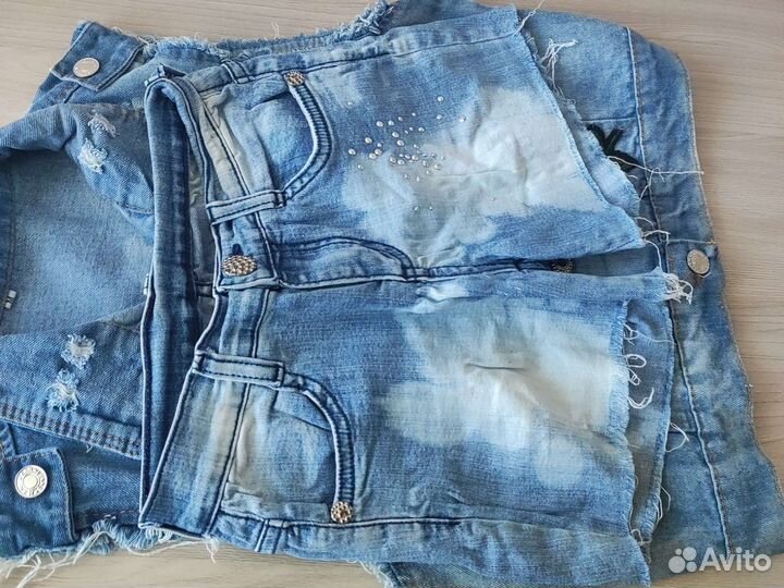 Джинсовая жилетка для девочки