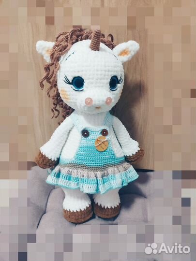 Вязаная единорожка