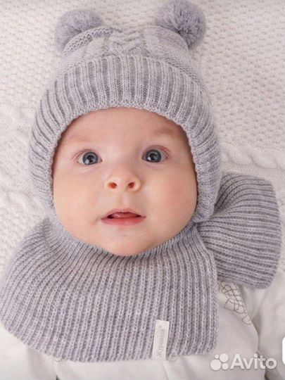 Шапка шлем Журавлик