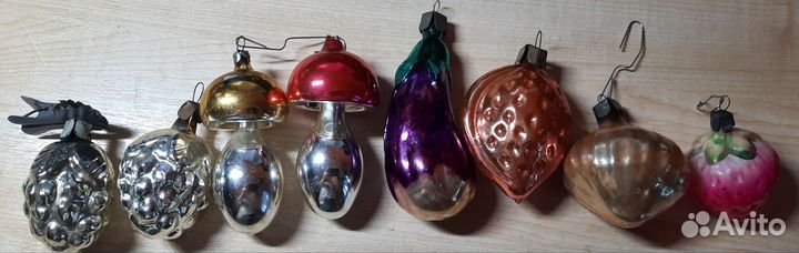 Большой лот елочных игрушек СССР. Цена за все