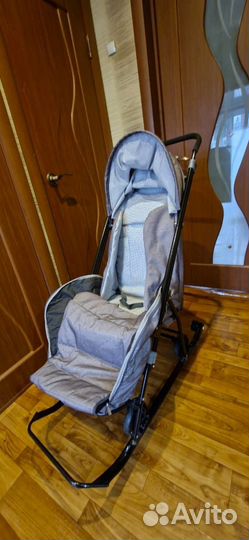 Детские санки коляска