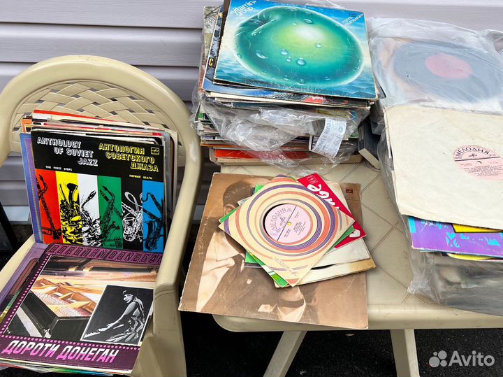Виниловые пластинки СССР 40- 50х годов