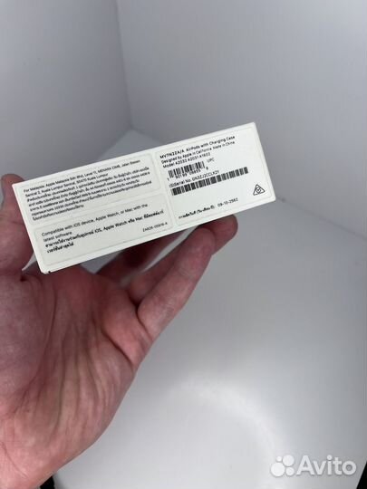 Airpods 2 наушники с чеком (оригинал)
