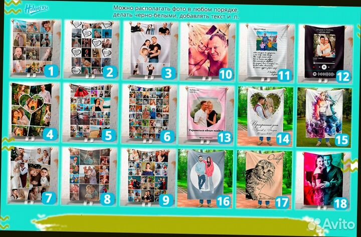 Плед из фото