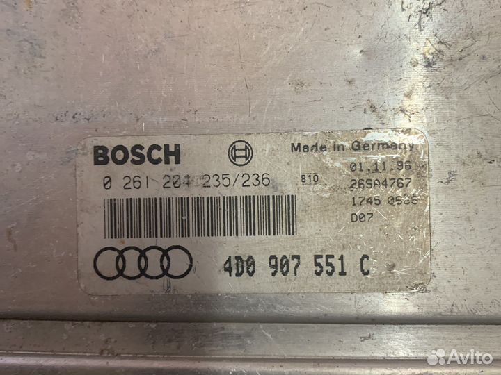 Блок управления двигателем эбу audi а6