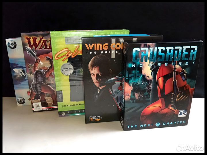 Старые компьютерные игры на дисках Big Box