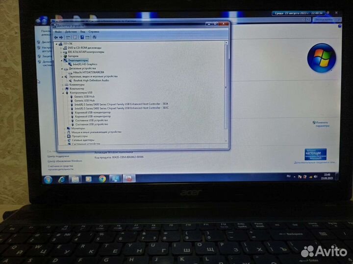 Ноутбук acer
