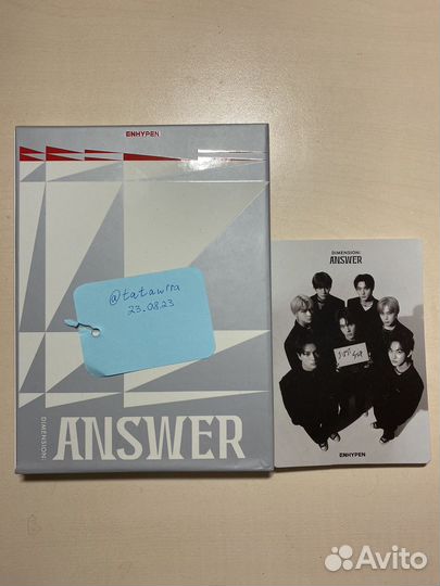 Альбом enhypen dimension : answer