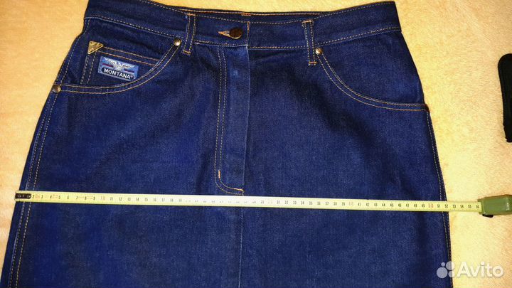 Джинсовая юбка Montana из 80-х, винтаж