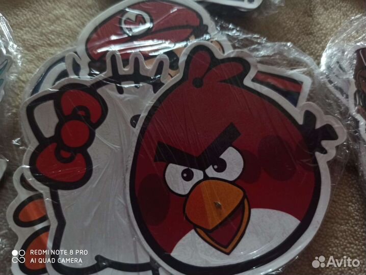 Наклейки пакетом по 10 шт