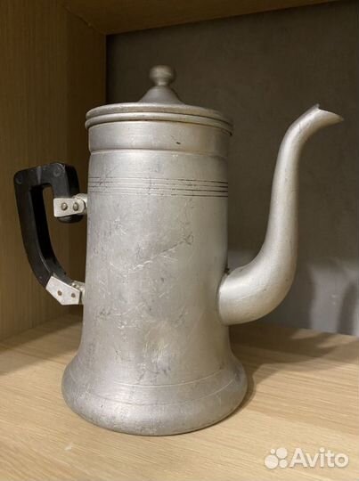 Чайник алюминиевый кофейник сахарница