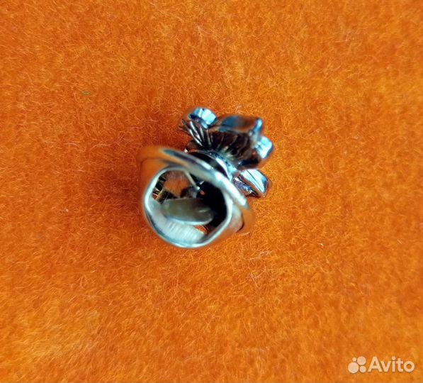 Винтажная мини-брошь бабочка