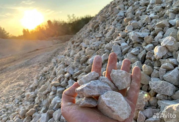 Щебень, песок, грунт и другие