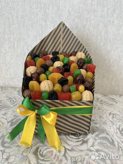 Букет из сухофруктов/оригинальный подарок/съедобны