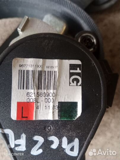 Ремень безопасности передний левый Citroen C4 Pic2